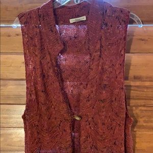 Coldwater creek sweater vest